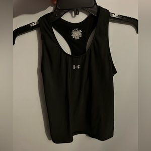 New without tag Size Small Black Under Armour Workout Tank (built in bra)
